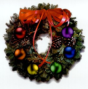 Gay Christmas Wreath
